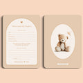 Babyshower invulkaarten wens voor de ouders boho zand voor en achter Studio Miron