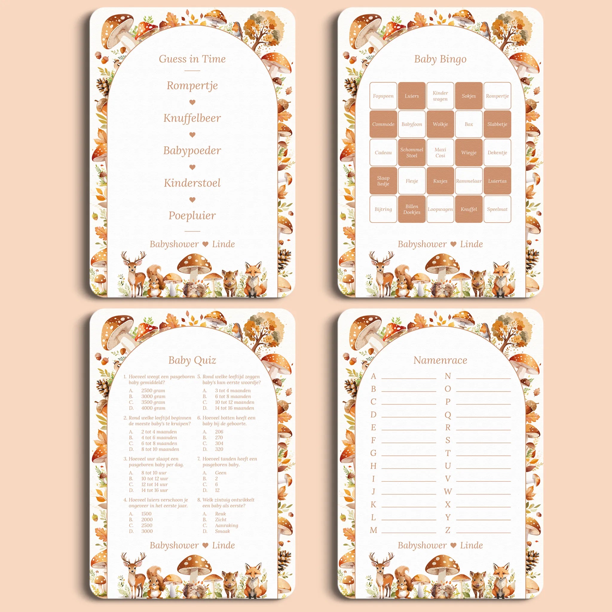 Spellenpakket 1 | Bosdieren