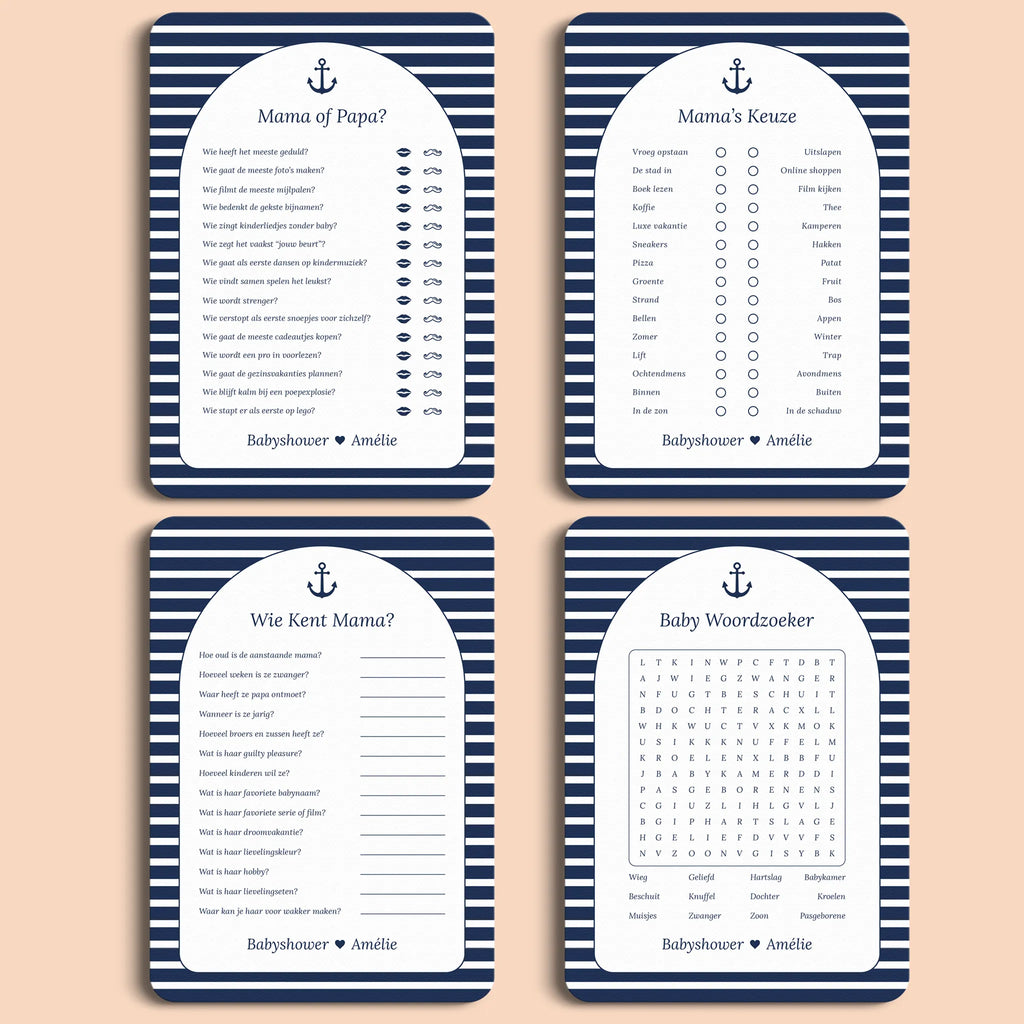 Spellenpakket 2 | Navy Blue